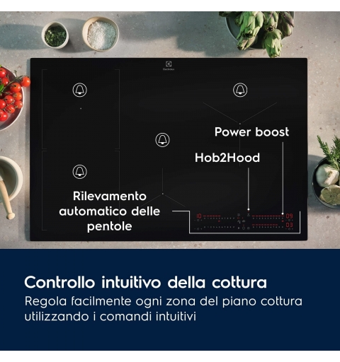 Electrolux Serie 700 EIS62453 Schwarz Integriert 60 cm Zonen-Induktionskochfeld 4 Zone(n)