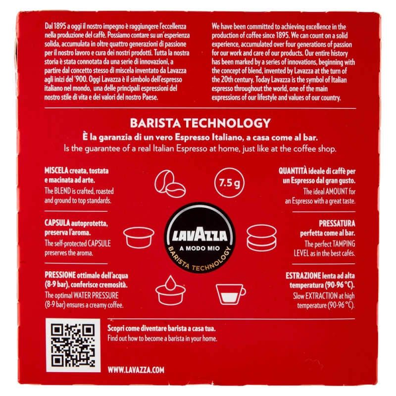 Lavazza Espresso A Modo Mio Qualità rossa 54pz Capsule