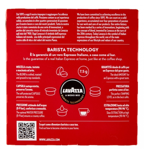 Lavazza Espresso A Modo Mio Qualità rossa 54pz Capsule