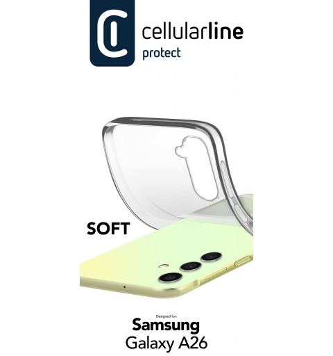 Cellularline Soft - Galaxy A26 Étui en caoutchouc souple