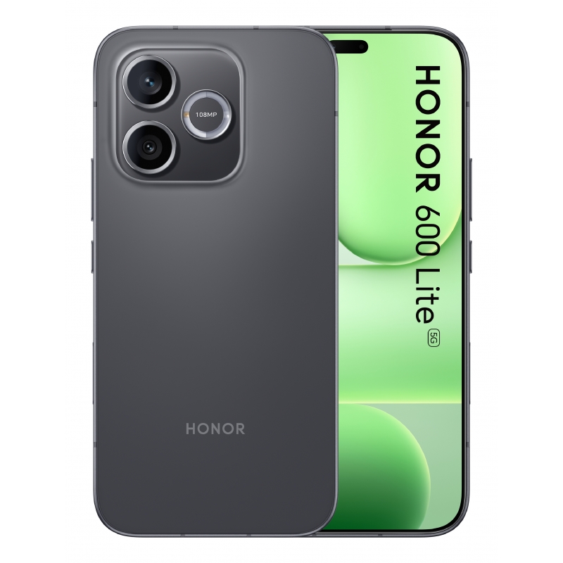 Honor BUNDLE 600 LITE 256GB V BLACK+WATCH 2i BLACK 16,8 cm (6.6") Doppia SIM 5G USB tipo-C 16 GB 6520 mAh Nero