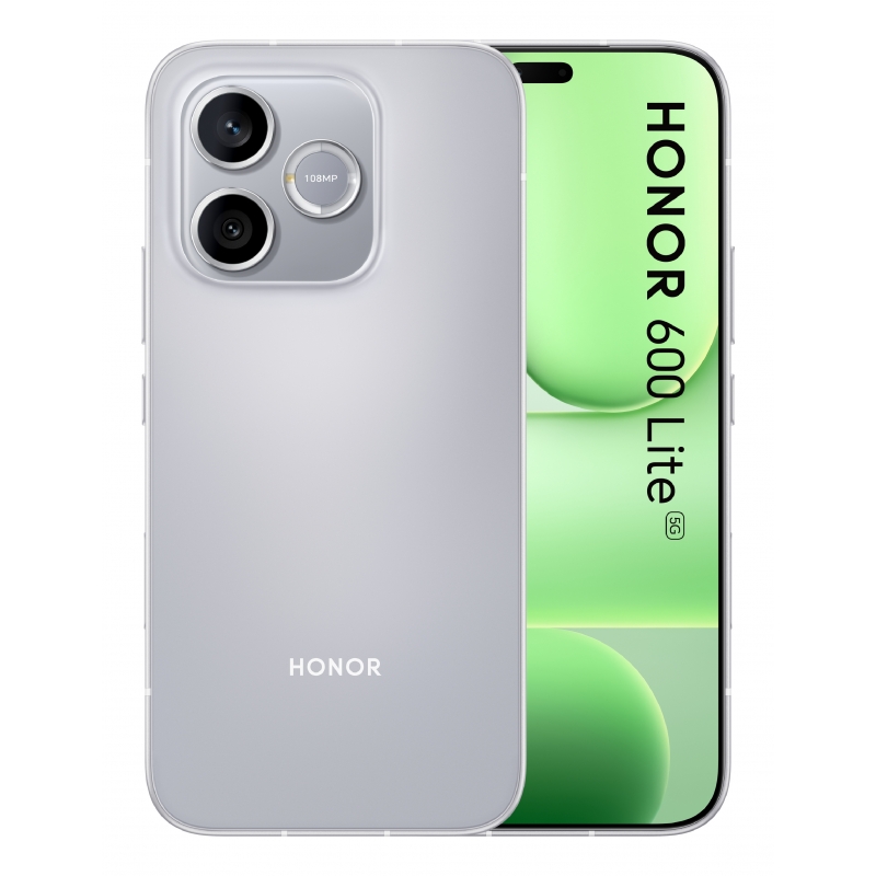 Honor BUNDLE 600 LITE 256GB V GREY+WATCH 2i BLACK 16,8 cm (6.6") Double SIM 5G USB Type-C 16 Go 256 Go 6520 mAh Gris