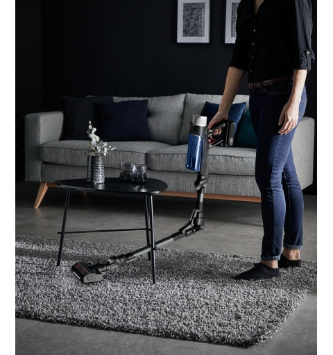 Rowenta RH20C2 Aspirapolvere a bastone 2 in 1 Batteria Secco e bagnato Senza sacchetto 0,4 L 250 W Nero, Blu