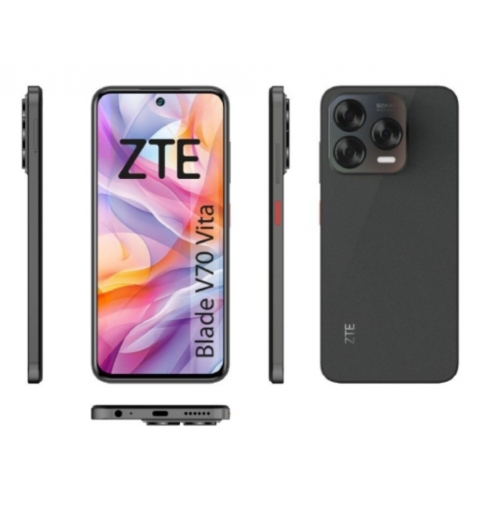 ZTE Blade V70 Vita 17 cm (6.7") SIM doble Android 14 4G USB Tipo C 8 GB 256 GB 5000 mAh Gris