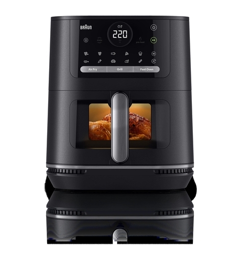 Braun HF5073 Unique 6 L Autonome 2000 W Friteuse d’air chaud Noir