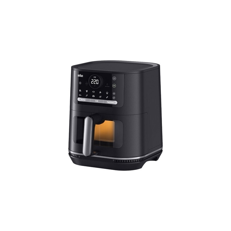 Braun HF5073 Sencillo 6 L Independiente 2000 W Freidora de aire caliente Negro
