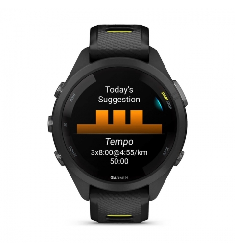 Garmin Forerunner 265S 2.79 cm (1.1") AMOLED 42 mm Digital 360 x 360 pixels Touchscreen Black, Grey Wi-Fi GPS (satellite)