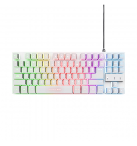 Trust GXT 794W teclado Ratón incluido Juego USB QWERTY Italiano Blanco