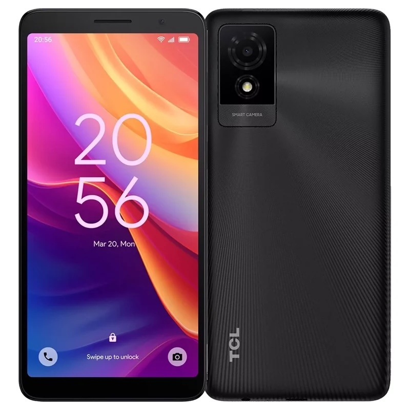 Tcl 501 W3 Smartphone 2GB Ram + 64GB Rom Android Display 6"QHD 5+2MP Prime black