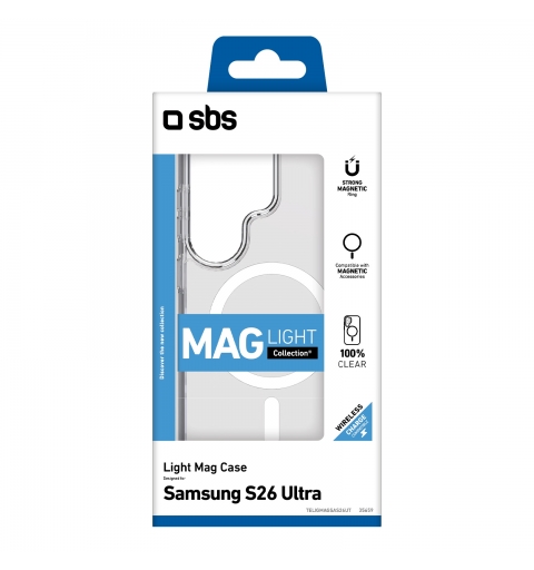 SBS TELIGMAGSAS26UT coque de protection pour téléphones portables 17,5 cm (6.9") Housse Transparent