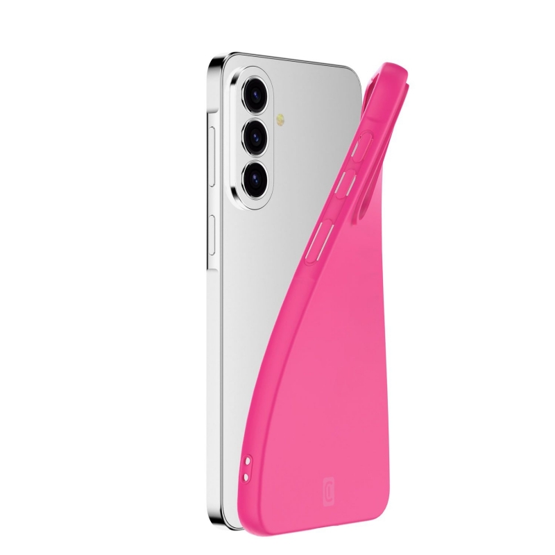 Cellularline CHROMA – Galaxy A57 Funda de TPU colorida con acabado mate y tacto suave, con interior de microfibra antiarañazos.