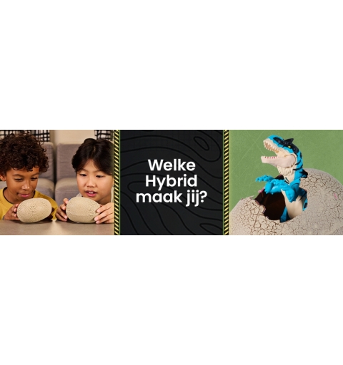 Primal Hatch Hybrid Hatchers Toy Dinosaur & Egg, Mystery Mini Dino Creature, Kids Toys for Boys & Girls Aged 5 & Up, Styles May