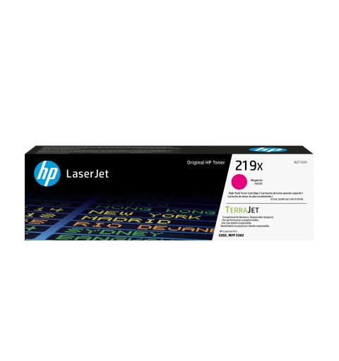 HP 219X Magenta Original LaserJet-Tonerkartusche mit hoher Reichweite