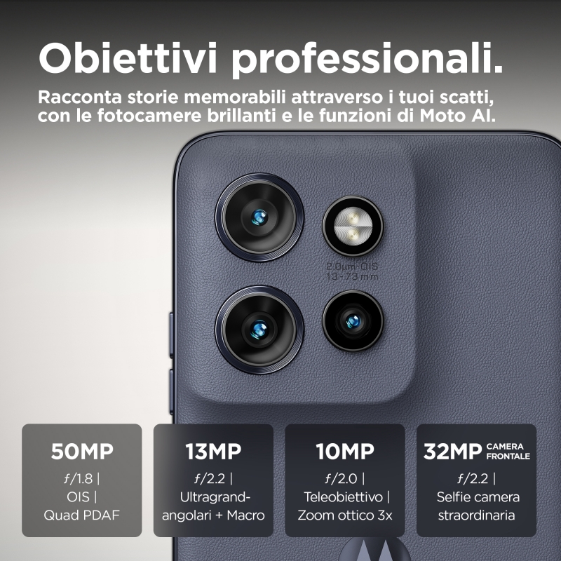 Motorola edge 50 Neo 16,1 cm (6.36") Doppia SIM Android 14 5G USB tipo-C 12 GB 512 GB 4310 mAh Grigio