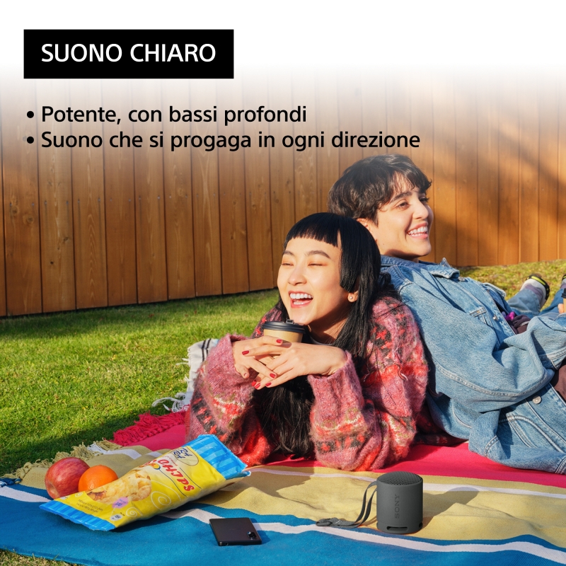 Sony SRS-XB100 Altavoz monofónico portátil Negro