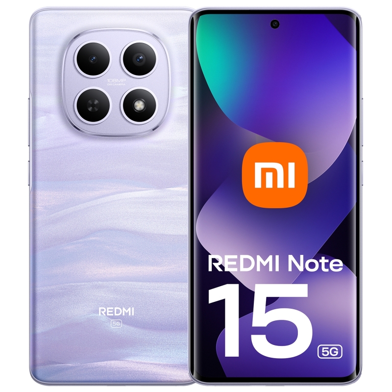 Xiaomi Redmi Note 15 5G 16.9 cm (6.67") Dual SIM USB Type-C 6 GB 128 GB 5520 mAh Purple