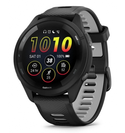 Garmin Forerunner 265 3.3 cm (1.3") AMOLED 46 mm Digital 416 x 416 pixels Touchscreen Black Wi-Fi GPS (satellite)