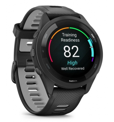 Garmin Forerunner 265 3.3 cm (1.3") AMOLED 46 mm Digital 416 x 416 pixels Touchscreen Black Wi-Fi GPS (satellite)