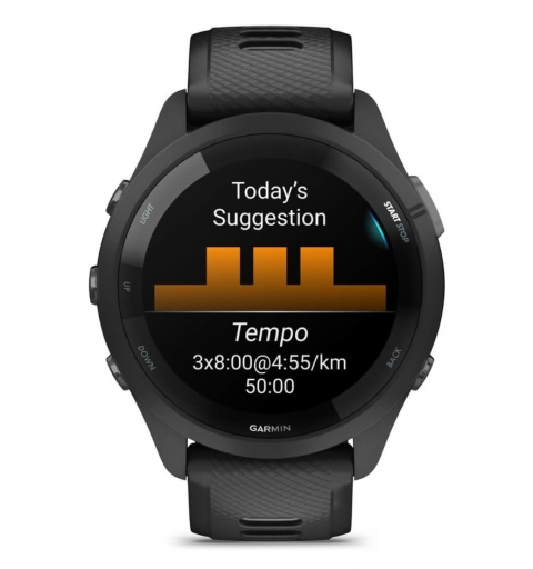 Garmin Forerunner 265 3,3 cm (1.3") AMOLED 46 mm Digital 416 x 416 Pixel Touchscreen Schwarz WLAN GPS