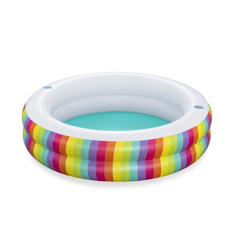 Bestway Rainbow Dreams Round Inflatable Family Pool 2.06 m x 2.06 m x 51 cm