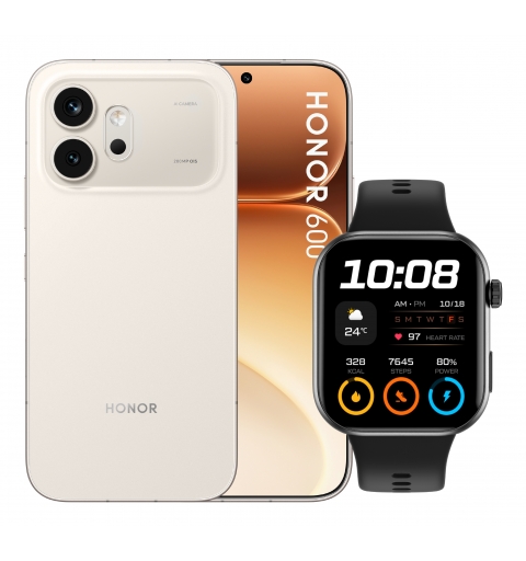 Honor HOR6005G82565G+W smartphones 16,7 cm (6.57") SIM doble Android 16.0 5G USB Tipo C 8 GB 256 GB 6400 mAh Oro