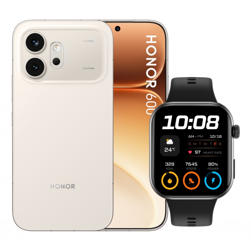 Honor HOR6005G8512G+W smartphone 16,7 cm (6.57") Double SIM Android 16.0 5G USB Type-C 8 Go 512 Go 6400 mAh Or