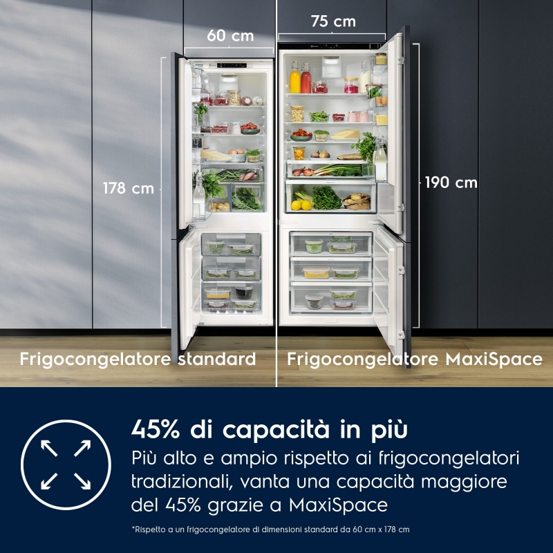 Electrolux KNR7TE75T Integriert 376 l Weiß