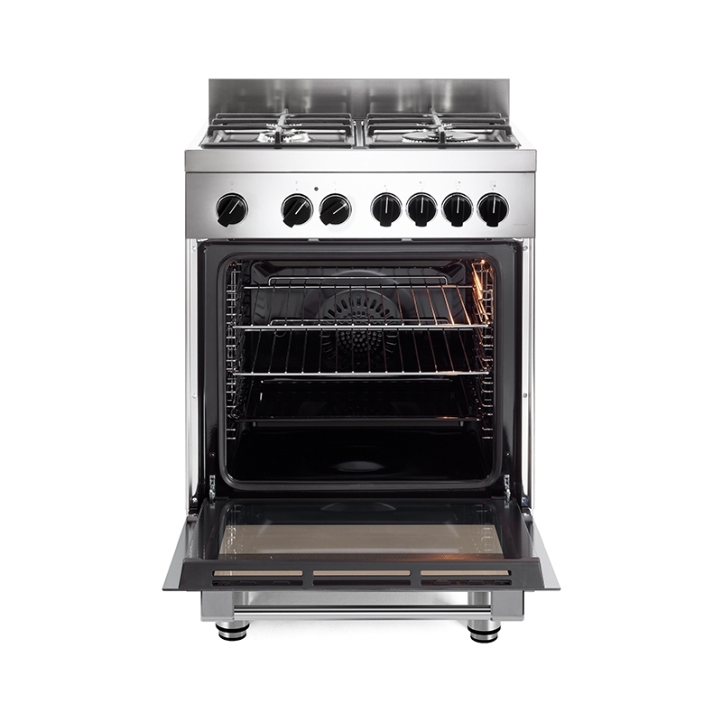 De’Longhi GEMMA 66 ML cocina Cocina independiente Eléctrico Encimera de gas Acero inoxidable