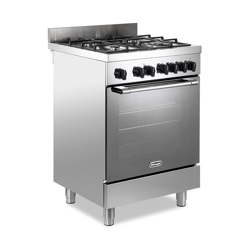 De’Longhi GEMMA 66 ML cocina Cocina independiente Eléctrico Encimera de gas Acero inoxidable