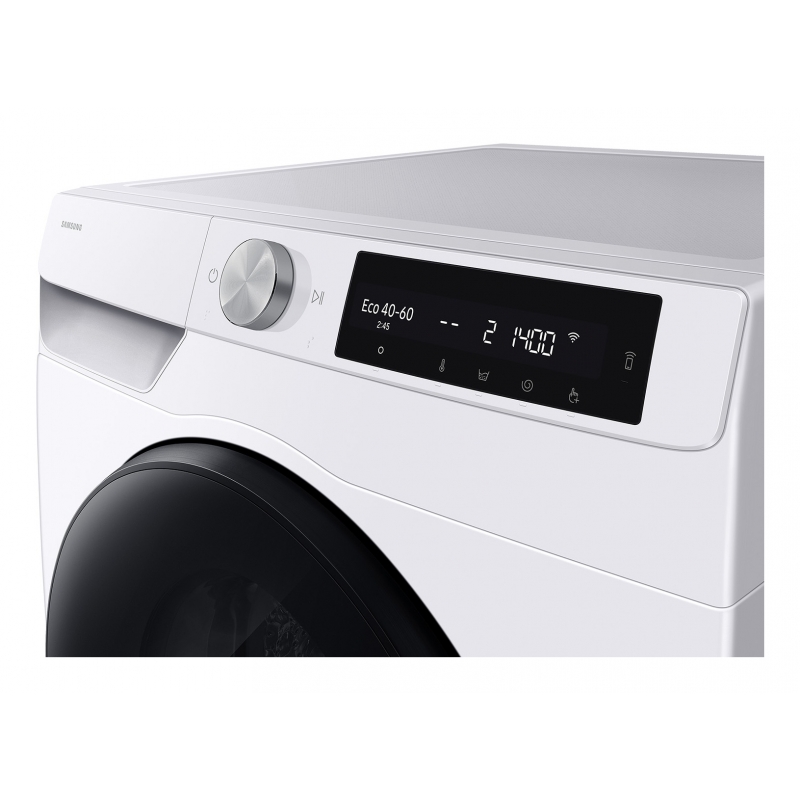 Samsung WD10HG6U94BEU3 washer dryer Freestanding Front-load White
