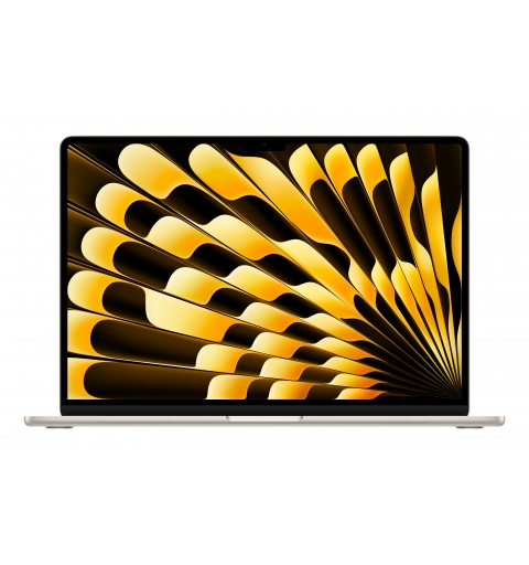 Apple MacBook Air Apple M M3 Laptop 38,9 cm (15.3") 16 GB 512 GB SSD Wi-Fi 6E (802.11ax) macOS Sonoma Beige