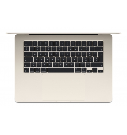 Apple MacBook Air Apple M M3 Ordinateur portable 38,9 cm (15.3") 16 Go 512 Go SSD Wi-Fi 6E (802.11ax) macOS Sonoma Beige