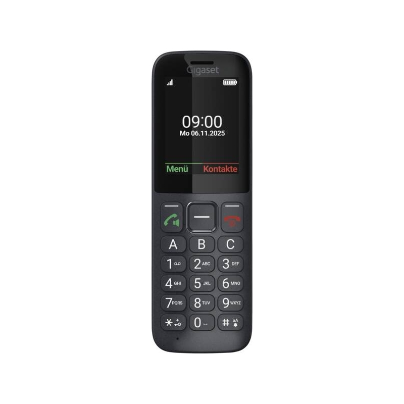 Gigaset Comfort 600 SIM 6,1 cm (2.4") 118 g Nero, Grigio