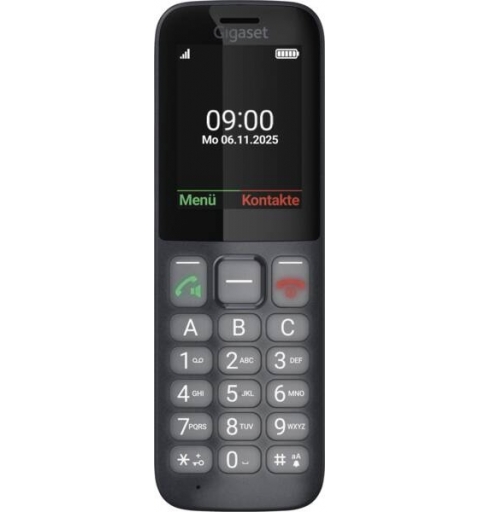Gigaset Comfort 600 SIM 6,1 cm (2.4") 118 g Noir, Gris