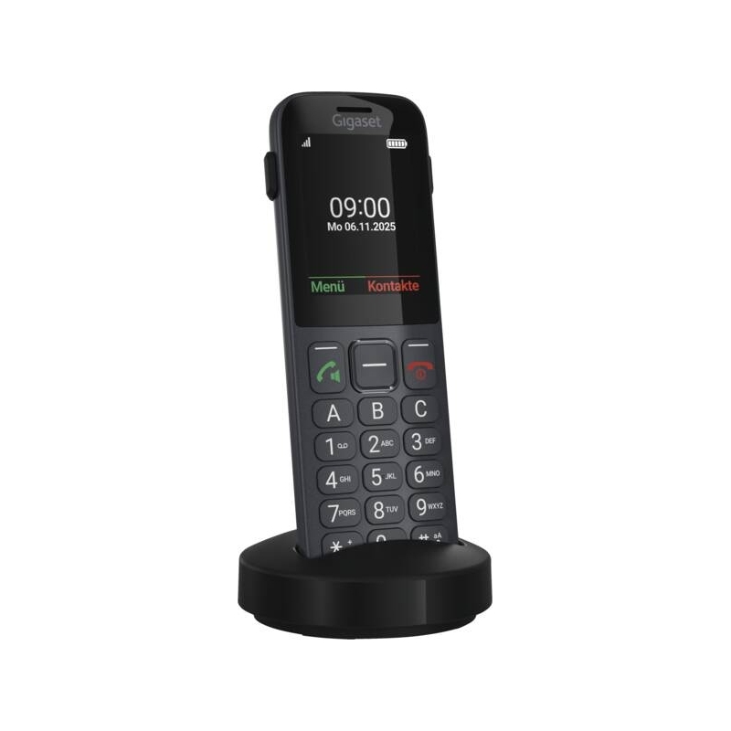 Gigaset Comfort 600 SIM 6,1 cm (2.4") 118 g Schwarz, Grau