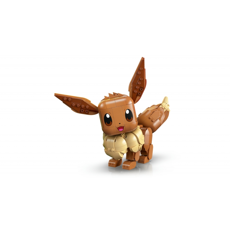LEGO Pokémon 72151 Eevee, Kit Modellismo per Adulti dall'Anime, con Parti Snodabili, Decorazione Fai da Te, Regalo per Gamer
