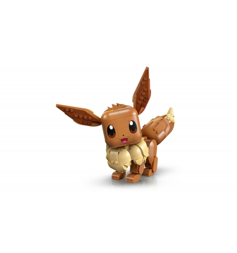 LEGO Pokémon 72151 Eevee, Kit Modellismo per Adulti dall'Anime, con Parti Snodabili, Decorazione Fai da Te, Regalo per Gamer