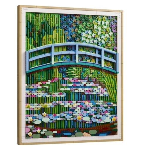LEGO ART Claude Monet le bassin aux nymphéas, harmonie verte