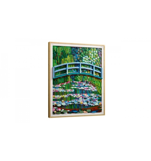 LEGO ART 31220 Claude Monet, Lo Stagno delle Ninfee, Decorazione da Parete per Casa, Regalo Adulti Fan dell'Impressionismo