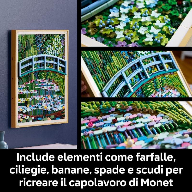LEGO ART Claude Monet – Bridge over a Pond of Water Lilies