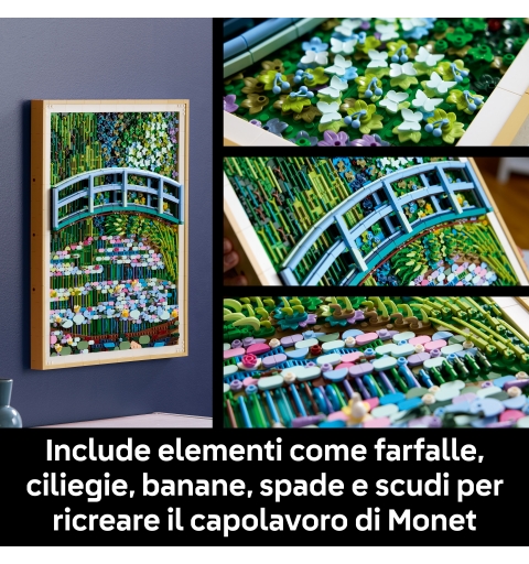 LEGO ART Claude Monet le bassin aux nymphéas, harmonie verte