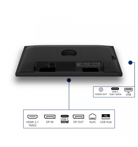 Philips 24B2U3601 écran plat de PC 60,5 cm (23.8") 2560 x 1440 pixels Quad HD LCD Noir