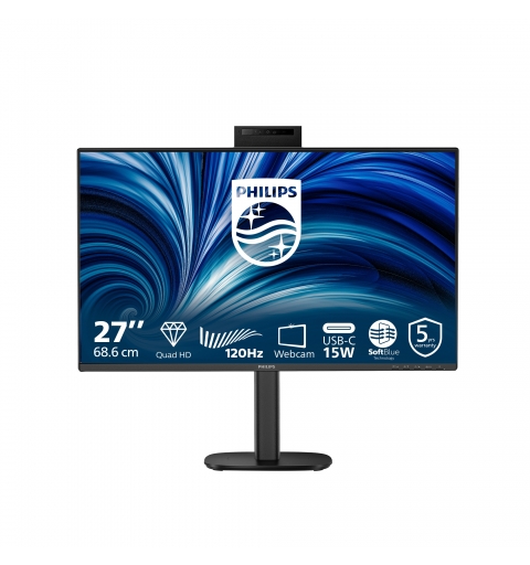 Philips 27B2N3500JH pantalla para PC 68,6 cm (27") 2560 x 1440 Pixeles Quad HD LCD Negro