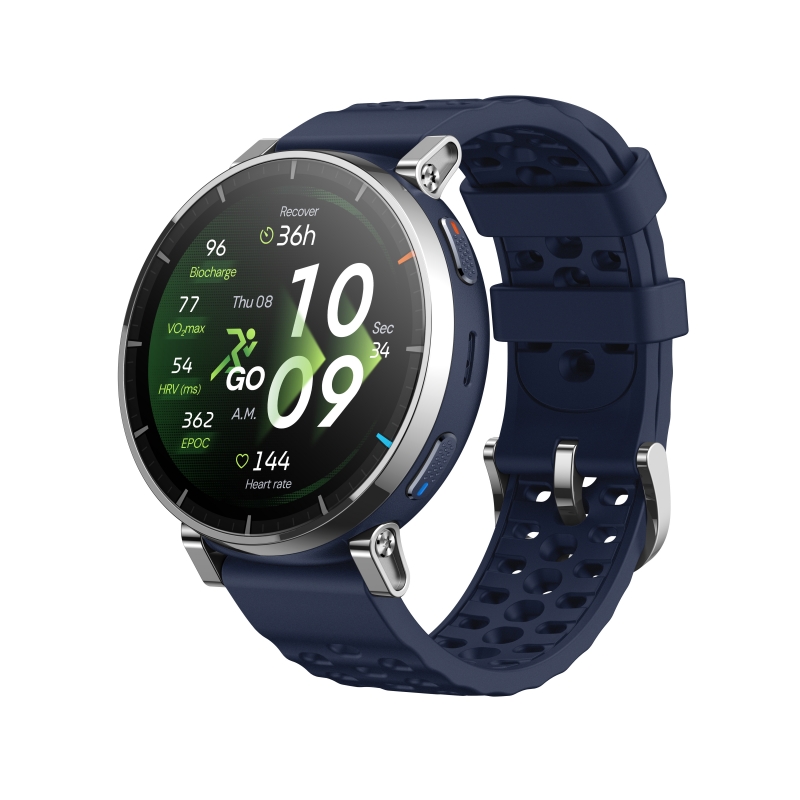 Amazfit W2558GL2N smartwatch e orologio sportivo 3,35 cm (1.32") AMOLED Digitale 466 x 466 Pixel Touch screen Argento GPS