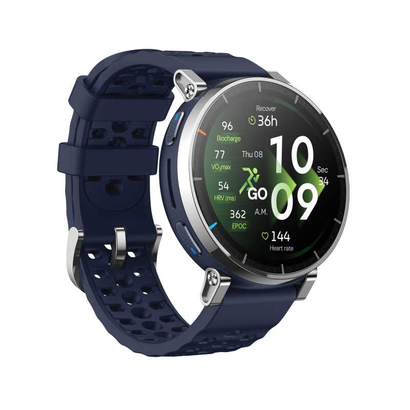 Amazfit W2558GL2N smartwatch e orologio sportivo 3,35 cm (1.32") AMOLED Digitale 466 x 466 Pixel Touch screen Argento GPS