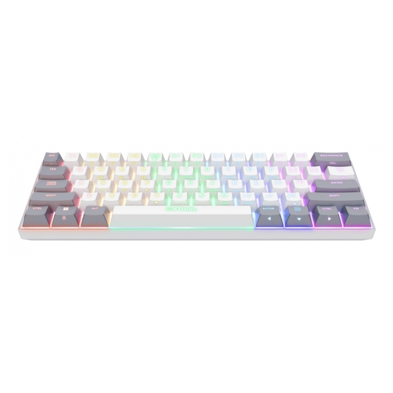 Trust GXT 873 Acira keyboard Gaming Bluetooth QWERTZ Italian White