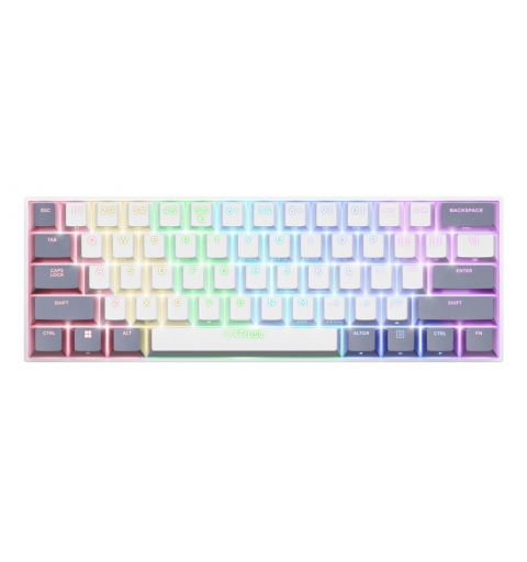 Trust GXT 873 Acira keyboard Gaming Bluetooth QWERTZ Italian White