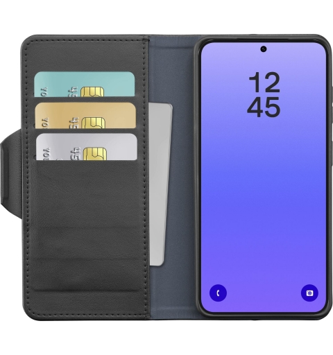 Cellularline Book Agenda 2 - Galaxy A37 Buchähnliche Hülle mit Lederoptik, Magnetverschluss, Standfunktion und RFID NFC-Schutz