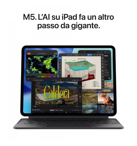 Apple iPad 11-inch Pro Wi‑Fi 256GB with standard glass - Space Black