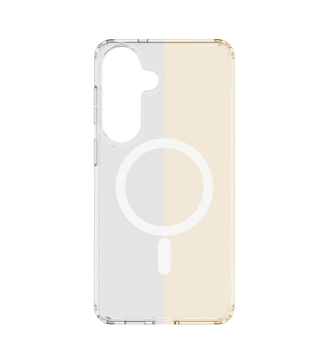 Cellularline Clear Mag - Galaxy S26+ Coque transparente ultra résistante avec bord en caoutchouc, compatible avec l’écosystème